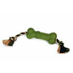 WEBHIDDENBRAND Beeztees Toy Sumo Fit Bone green 20X6X6cm