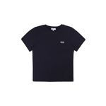 BOSS otroški t-shirt 116-152 cm - mornarsko modra. Otroški t-shirt iz kolekcije BOSS. Model izdelan iz tanke, elastične pletenine.