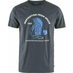 Fjällräven Space T-shirt Print M, mornarsko modra, s