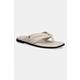 Tommy Hilfiger ženske usnjene japonke ELEVATED TOE POST LTH SANDAL bež FW0FW09216