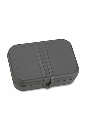 Koziol lunchbox - siva. Lunchbox iz kolekcije Koziol. Model izdelan iz umetne snovi.