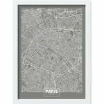 Plakat z okvirjem 40x55 cm Paris – Wallity