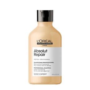 Loreal Professionnel Obnavljajoči šampon za zelo poškodovane lase Serum Expert Absolut Repair Gold Quinoa + Protein (Inst (Objem 300 ml - new packaging)