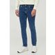 Kavbojke Calvin Klein Jeans moški - modra. Kavbojke iz kolekcije Calvin Klein Jeans slim kroja, z normalnim pasom. Model izdelan iz elastičnega denima.