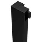 POLYSAN GEDY SMART Črn Razširitveni Profil 25 mm x 1650 mm - Viseča Žična Polica iz Nerjavečega Jekla