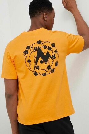 Bombažna kratka majica Marmot rumena barva - rumena. Kratka majica iz kolekcije Marmot. Model izdelan iz elastične pletenine. Visokokakovosten