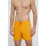 Kopalne kratke hlače Tommy Hilfiger oranžna barva - oranžna. Kopalne kratke hlače iz kolekcije Tommy Hilfiger, izdelane iz tkanine s potiskom. Izdelek vsebuje reciklirana vlakna.