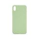 Chameleon Apple iPhone XS Max - Silikonski ovitek (liquid silicone) - Soft - Mint Green