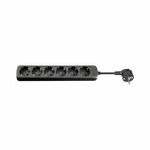 Goobay razdelilec, 6x Socket, 1.5 m, črn (51290)