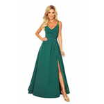 Numoco Ženska obleka 299-4 Chiara, zelena, XL