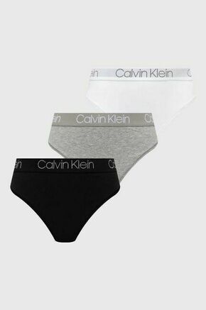 Calvin Klein Underwear spodnjice (3-pack) - črna. Spodnjice iz kolekcije Calvin Klein Underwear. Model izdelan iz enobarvne pletenine. V kompletu so trije kosi.