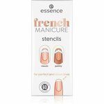 Essence French Manicure Stencils 01 French Tips &amp; Tricks Set šablone za nohte 60 kos