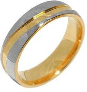 Silvego Poročni jekleni prstan za moške in ženske MARIAGE RRC2050-M (Obseg 49 mm)