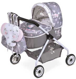 DeCuevas 86035 Moj prvi voziček za igrače dojenčke z nahrbtnikom in dodatki