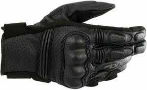 Alpinestars Phenom Leather Air Gloves Black/Black 2XL Motoristične rokavice