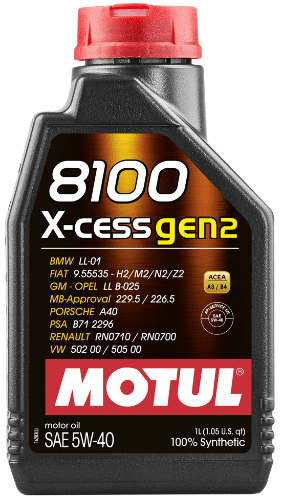 Motul 8100 X-Cess Gen2 5W40