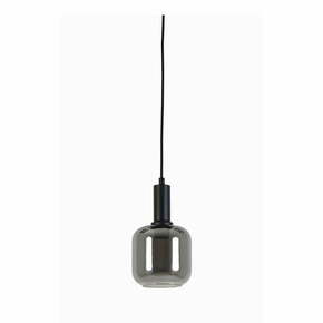 Siva stropna svetilka s steklenim senčnikom ø 21 cm Lekar - Light &amp; Living