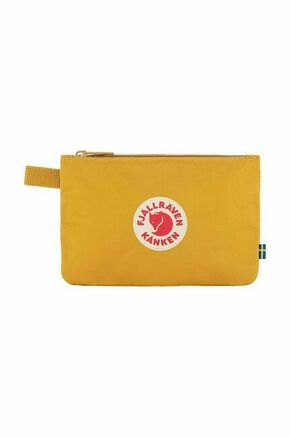 Kozmetična torbica Fjallraven Kanken Gear Pocket rumena barva