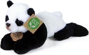 Plišasta panda ležeča 18 cm EKOLOŠKO