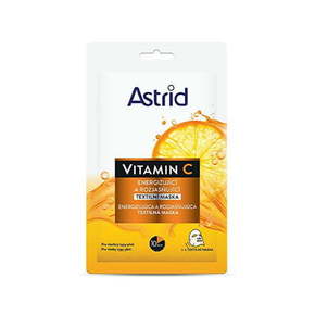 Astrid Energična in osvetljujoča tekstilna maska Vitamin C 1 kos