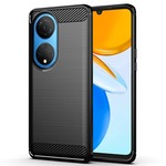 Infostyle Silikonski ovitek "carbon" za Honor X7 - Črna
