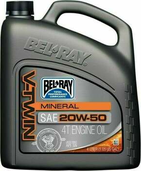 Bel-Ray V-Twin Mineral 20W-50 4L Motorno olje