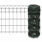 Vrtna mejna ograja železo s prašnim premazom 25x0,65 m