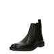 Usnjeni čevlji BOSS Calev moški, črna barva, 50503280 - črna. Čevlji iz kolekcije BOSS. Model je izdelan iz naravnega usnja. Model z gumijastim podplatom, ki je trpežen in odporen na poškodbe.