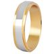 Beneto Ženski dvodelni poročni prstan iz jekla SPD05 (Obseg 53 mm)
