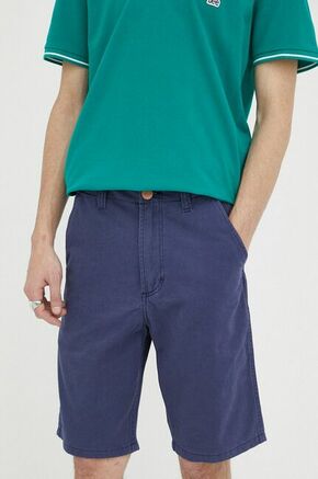 Bombažne kratke hlače Wrangler vijolična barva - vijolična. Kratke hlače iz kolekcije Wrangler. Model izdelan iz lahke tkanine. Izjemno udoben material