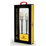 WEBHIDDENBRAND CABLEXPERT Kabel USB 3.0 AM do Type-C (AM/CM), 1,8 m, pleten, črn, mehak