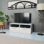 TV omarica iverna plošča 95x35x36 cm bele barve