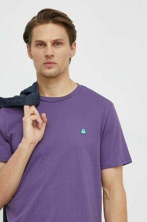 Bombažna kratka majica United Colors of Benetton moški