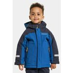 Otroška zimska jakna Didriksons NEPTUN KIDS JKT - modra. Otroška zimska jakna iz kolekcije Didriksons. Podložen model, izdelan iz materiala z odsevnimi elementi.