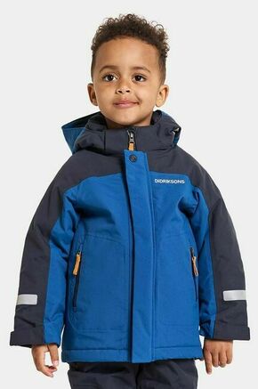 Otroška zimska jakna Didriksons NEPTUN KIDS JKT - modra. Otroška zimska jakna iz kolekcije Didriksons. Podložen model