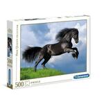 Sestavljanka Clementoni High Quality Collection- Fresian black horse 35071, 500 kosov