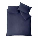 Temno modra posteljnina za zakonsko posteljo 200x200 cm So Soft – Catherine Lansfield