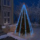 vidaXL Lučke za novoletno jelko 400 LED lučk modre 400 cm