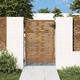 vidaXL Vrtna vrata 85x150 cm corten jeklo kvadraten dizajn