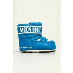 Moon Boot otroške snežke Crib 2 - modra. Zimski čevlji iz kolekcije Moon Boot. Podloženi model izdelan iz kombinacije tekstilnega materiala in ekološkega usnja.