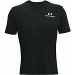 Kratka majica za vadbo Under Armour Rush Energy črna barva - črna. Kratka majica za vadbo iz kolekcije Under Armour. Model izdelan iz materiala s tehnologijo, ki podpira delovanje mišic.