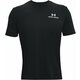 Kratka majica za vadbo Under Armour Rush Energy črna barva - črna. Kratka majica za vadbo iz kolekcije Under Armour. Model izdelan iz materiala s tehnologijo, ki podpira delovanje mišic.