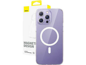 BASEUS Magnetno ohišje za telefon IP14 Pro Max serije OS-Lucent (prozorno)