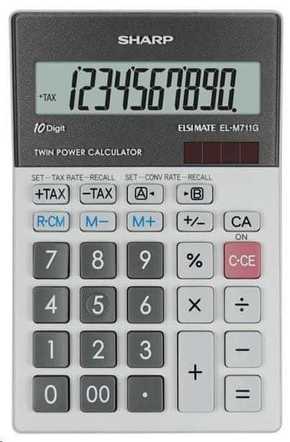 Sharp kalkulator ELM711E
