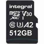 Integral Professional High Speed spominska kartica 512 GB, 180 MB/s, V30, UHS-I, U3 + SD adapter