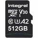 Integral Professional High Speed spominska kartica 512 GB, 180 MB/s, V30, UHS-I, U3 + SD adapter