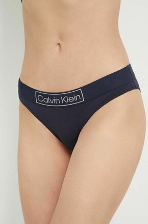 Spodnjice Calvin Klein Underwear - mornarsko modra. Spodnjice iz kolekcije Calvin Klein Underwear. Model izdelan iz elastične pletenine.