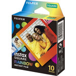 Fujifilm Instax Film Instant film, kvadratna mavrica, 10 kos.