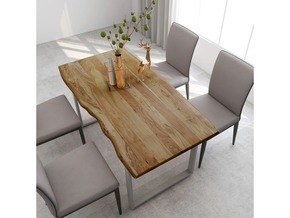 VIDAXL Jedilna miza 160x80x76 cm trden akacijev les