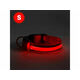 yummie yummie ovratnica z LED osvetlitvijo - USB z baterijo - velikost S (43cm) - rdeča